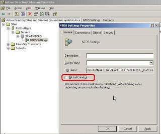 Como definir um AD como Global Catalog 01