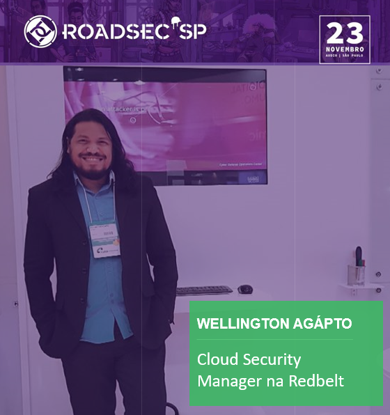 Roadsec Redbelt Wellington Agapto palestrante