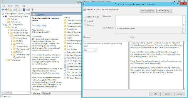 1. Evite que o Windows armazene o LM Hash O Windows gera e armazena senhas de contas de usuários em “hashes”. O Windows gera um hash do LAN Manager (LM hash) e um hash do Windows NT (NT hash) de senhas. Ele os armazena no banco de dados local do SAM (Security Accounts Manager) ou no Active Directory. Execute as seguintes etapas para evitar que o Windows armazene o hash do gerenciador de LAN: 1) Navegue até “Configuração do Computador”/ “Configurações do Windows”/ “Configurações de Segurança”/ “Políticas Locais”/ “Opções de Segurança”. 2) No painel direito, clique duas vezes em “Segurança de rede: não armazenar o valor de hash do LAN Manager na próxima alteração de senha”. 3) Marque a caixa de seleção “Definir esta configuração de política” e clique em “Ativado”. 4) Clique em “Aplicar” e “OK”. 10 Políticas de grupo (voltadas a segurança) que todo especialista em TI deve conhecer 2. Proíba o acesso ao painel de controle 1) Navegue até “Configuração do Usuário”/ “Modelos Administrativos”/ “Painel de Controle”. 2) Clique em “Proibir acesso ao painel de controle e configurações do PC”. 3) Habilite as três opções. 4) Clique em “Aplicar” e “OK”. 10 Políticas de grupo (voltadas a segurança) que todo especialista em TI deve conhecer 3. Defina a idade máxima da senha Execute os seguintes passos: para alterar esta configuração: 01) Navegue até “Configuração do Computador”, “Configurações do Windows”, “Configurações de Segurança”, “Diretivas de Conta”, “Diretiva de Senha”. 02) No painel direito, clique duas vezes na diretiva “Duração máxima da senha”. 03) Marque a caixa de seleção “Definir esta configuração de política” e especifique um valor. 04) Clique em “Aplicar” e “OK”. 10 Políticas de grupo (voltadas a segurança) que todo especialista em TI deve conhecer 4. Controle o acesso ao prompt de comando O Prompts de Comando pode ser usados ​​para executar comandos que fornecem acesso de alto nível aos usuários e evitam outras restrições no sistema. Portanto, para garantir a segurança dos recursos do sistema, é aconselhável desativar o Prompt de Comando. 1) Navegue até “Configuração do Usuário”, “Configurações do Windows”, “Políticas”, “Modelos Administrativos”, “Sistema”. 2) No painel direito, clique duas vezes na diretiva “Impedir acesso ao prompt de comando”. 3) Clique em “Ativado” para aplicar a política. 4) Clique em “Aplicar” e “OK”. 10 Políticas de grupo (voltadas a segurança) que todo especialista em TI deve conhecer 5. Não permitir unidades de mídia removível, DVDs, CDs. As unidades de mídia removível são muito propensas a infecções e também podem conter um vírus ou malware. Para bloquear o acesso a unidades de mídias removíveis faça o seguinte: 1) Navegue até “Configuração do Usuário”, “Políticas”, “Modelos Administrativos”, “Sistema”, “Acesso a Armazenamento Removível”. 2) No painel direito, clique duas vezes em “Todas as classes de armazenamento removíveis: negar todos os acessos” 3) Clique em “Ativado” para ativar a política. 4) Clique em “Aplicar” e “OK”. 10 Políticas de grupo (voltadas a segurança) que todo especialista em TI deve conhecer 6. Desativar enumeração de SID anônima O Active Directory atribui um número exclusivo a todos os objetos de segurança no Active Directory; incluindo Usuários, Grupos e outros, chamados números de identificadores de segurança (SID). Nas versões mais antigas do Windows, os usuários podiam consultar os SIDs para identificar usuários e grupos importantes. Garanta que a enumeração de SID anônima esteja desativada através da seguinte política de grupo: 1) Navegue até “Configuração do Computador”, “Políticas”, “Configurações do Windows”, “Configurações de Segurança”, “Políticas Locais”, “Opções de Segurança”. 2) No painel direito, clique duas vezes em configuração de diretiva “Acesso à rede: não permitir enumeração anônima de contas e compartilhamentos SAM”. 3) Marque a caixa de seleção “Definir esta configuração de política” e clique em “Desativar” para desativá-la. 4) Clique em “Aplicar” e “OK”. 10 Políticas de grupo (voltadas a segurança) que todo especialista em TI deve conhecer 7. Restringir instalações de software Quando você dá aos usuários a liberdade de instalar softwares em suas estações, eles podem instalar aplicativos indesejados que comprometem seu sistema. Para restringir essas instalações crie a seguinte política de grupo: 1) Navegue até “Configuração do Computador”, “Modelos Administrativos”, “Componente do Windows”, “Windows Installer”. 2) No painel direito, clique duas vezes na política “Proibir instalação do usuário”. 3) Clique em “Ativado” para ativar a política 4) Clique em “Aplicar” e “OK”. 10 Políticas de grupo (voltadas a segurança) que todo especialista em TI deve conhecer 8. Reinicializações forçadas do sistema Reinicializações forçadas do sistema são comuns e podem ser ativadas ou desatividades de acordo com sua preferência. 1) Navegue até “Configuração do Computador”, “Modelos Administrativos”, “Componente do Windows”, “Windows Update”. 2) No painel direito, clique duas vezes na diretiva que preferir. 3) Ative ou desative a política. 4) Clique em “Aplicar” e “OK”. 10 Políticas de grupo (voltadas a segurança) que todo especialista em TI deve conhecer 9. Desabilite a conta de convidado Por meio de uma conta de convidado, os usuários podem obter acesso a dados confidenciais. Essas contas concedem acesso a um computador Windows e não exigem senha. Para garantir que estas contas estejam desativadas crie a seguinte política de grupo: 1) Navegue até “Configuração do Computador”, “Configurações do Windows”, “Configurações de Segurança”, “Políticas Locais”, “Opções de Segurança”. 2) No painel direito, clique duas vezes na política “Contas: status da conta de convidado”. 3) Marque a caixa de seleção “Definir esta configuração de política” e clique em “Desativado”. 4) Clique em “Aplicar” e “OK”. 10 Políticas de grupo (voltadas a segurança) que todo especialista em TI deve conhecer 10. Defina o comprimento mínimo da senha A configuração padrão é “zero” caracteres, então recomendados que você especifique um número: 1) Navegue até “Configuração do Computador”, “Configurações do Windows”, “Configurações de Segurança”, “Diretivas de Conta”, “Diretiva de Senha”. 2) No painel direito, clique duas vezes na diretiva “Comprimento mínimo da senha”, marque a caixa de seleção “Definir esta configuração de diretiva”. 3) Especifique um valor para o comprimento da senha. 4) Clique em “Aplicar” e “OK”. 10 Políticas de grupo (voltadas a segurança) que todo especialista em TI deve conhecer