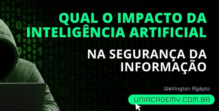 Qual o Impacto da Inteligência Artificial na Segurança da Informação Opa! Tudo certo? Wellington Agápto por aqui. Hoje eu trouxe para vocês o artigo “Qual o Impacto da Inteligência Artificial na Segurança da Informação”. Acesse o site da Uni Academy (https://uniacademy.com.br/) e conheça todos os meus cursos. Não esqueça de me seguir no Instagram, conhecer meu Site, se inscrever no meu Canal do Youtube, deixar o seu like e compartilhar esse artigo, para fortalecermos a nossa comunidade. Um grande abraço e boa leitura. Qual o Impacto da Inteligência Artificial na Segurança da Informação A Inteligência Artificial (IA) tem revolucionado diversos setores, e a segurança da informação não é exceção. Com o aumento das ameaças cibernéticas e a complexidade dos ataques, a integração de soluções baseadas em IA tornou-se fundamental para proteger dados sensíveis e manter a integridade dos sistemas. Neste artigo, exploraremos como a IA está transformando a segurança da informação, os benefícios que ela oferece, os desafios a serem enfrentados e as tendências futuras para a cibersegurança. No cenário atual, onde as ameaças cibernéticas se tornam cada vez mais sofisticadas, a necessidade de ferramentas inovadoras para a proteção de dados é imperativa. A Inteligência Artificial surge como uma aliada poderosa na detecção e resposta a ataques, utilizando algoritmos avançados para identificar padrões suspeitos e comportamentos anômalos. Este artigo aborda de forma detalhada como a IA impacta a segurança da informação, contribuindo para ambientes digitais mais seguros e resilientes. Benefícios da IA na Segurança da Informação Detecção de Ameaças em Tempo Real Uma das maiores vantagens da IA é sua capacidade de análise em tempo real. Algoritmos de machine learning conseguem processar grandes volumes de dados e identificar atividades anormais instantaneamente, possibilitando uma resposta rápida e eficaz contra ataques, como: Malware e ransomware: Identificação precoce de padrões que indicam a presença de softwares maliciosos. Phishing: Detecção de e-mails e sites fraudulentos com base em características previamente mapeadas. Automação de Processos de Segurança A automação, impulsionada pela IA, simplifica diversas tarefas manuais e repetitivas que anteriormente consumiam tempo e recursos. Entre as aplicações destacam-se: Monitoramento contínuo: Sistemas automatizados que monitoram constantemente a rede em busca de anomalias. Respostas automatizadas: Implementação de medidas imediatas para mitigar ameaças, como o bloqueio de endereços IP suspeitos ou o isolamento de dispositivos comprometidos. Aprendizado Contínuo e Adaptação Os algoritmos de IA possuem a capacidade de aprender com novos dados e evoluir à medida que novas ameaças emergem. Essa adaptabilidade é essencial, pois: Atualização constante: O sistema se atualiza automaticamente ao identificar novas formas de ataque. Redução de falsos positivos: Melhor compreensão dos padrões de comportamento reduz alertas desnecessários, permitindo que os profissionais de segurança foquem em ameaças reais. Análise Preditiva A análise preditiva, alimentada por dados históricos e tendências atuais, permite que as organizações se antecipem a possíveis vulnerabilidades e ataques. Essa abordagem proativa auxilia na: Prevenção de incidentes: Antecipação de comportamentos que podem indicar uma tentativa de ataque. Planejamento estratégico: Melhoria contínua das políticas de segurança com base em insights obtidos por meio de análises preditivas. Desafios e Riscos na Implementação da IA em Segurança Embora a Inteligência Artificial ofereça inúmeras vantagens, sua implementação na segurança da informação também apresenta desafios que precisam ser cuidadosamente gerenciados: Complexidade e Custo de Implementação Infraestrutura: A adoção de soluções baseadas em IA pode requerer investimentos significativos em infraestrutura de TI e treinamento de pessoal. Integração: Integrar a IA aos sistemas de segurança existentes demanda planejamento e conhecimento especializado. Riscos de Dependência Tecnológica Falsos positivos/negativos: Mesmo os algoritmos mais avançados podem apresentar falhas, gerando alertas imprecisos que podem comprometer a eficiência da segurança. Ataques direcionados: Hackers podem tentar manipular ou enganar sistemas de IA, utilizando técnicas sofisticadas para burlar os mecanismos de detecção. Questões Éticas e de Privacidade Coleta de dados: A utilização intensiva de dados para treinamento dos algoritmos levanta questões sobre privacidade e consentimento. Transparência: É fundamental garantir que os processos decisórios automatizados pela IA sejam transparentes e auditáveis, evitando abusos e violações éticas. Casos de Uso: Aplicações Práticas da IA na Segurança da Informação Sistemas de Detecção de Intrusos (IDS) Os Sistemas de Detecção de Intrusos baseados em IA analisam o tráfego de rede em tempo real, identificando atividades suspeitas e alertando os administradores sobre possíveis invasões. Com algoritmos de deep learning, esses sistemas conseguem diferenciar entre comportamentos normais e anômalos, aprimorando a eficácia da detecção. Análise Comportamental Ferramentas de análise comportamental monitoram o comportamento dos usuários e dispositivos, identificando padrões que possam indicar uma violação de segurança. Essa abordagem é essencial para: Prevenir acessos não autorizados: Monitoramento constante dos privilégios e atividades dos usuários. Detectar insider threats: Identificação de comportamentos atípicos que possam sugerir ameaças internas. Resposta a Incidentes A IA também está sendo empregada em sistemas de resposta a incidentes, automatizando ações corretivas e minimizando o tempo de resposta. Por meio de análises rápidas, esses sistemas podem: Isolar dispositivos comprometidos: Evitar a propagação de ataques na rede. Implementar patches de segurança: Atualizar sistemas automaticamente em resposta a vulnerabilidades identificadas. Tendências Futuras: O Caminho da IA na Segurança da Informação Integração com IoT e Ambientes em Nuvem Com a expansão da Internet das Coisas (IoT) e a crescente adoção de ambientes em nuvem, a integração da IA na segurança desses ecossistemas será fundamental. Soluções de IA podem: Gerenciar dispositivos conectados: Monitoramento e proteção de dispositivos IoT, que são frequentemente alvos de ataques. Garantir a segurança na nuvem: Análise contínua dos ambientes em nuvem para identificar e mitigar vulnerabilidades. Avanços em Machine Learning e Deep Learning À medida que as técnicas de machine learning e deep learning evoluem, os sistemas de segurança baseados em IA se tornarão ainda mais precisos e eficientes. Espera-se: Melhor detecção de ameaças: Algoritmos mais refinados para identificar padrões complexos. Integração de dados heterogêneos: Capacidade de analisar dados provenientes de múltiplas fontes para uma visão holística da segurança. Colaboração entre Humanos e Máquinas O futuro da segurança da informação será marcado pela colaboração entre humanos e sistemas automatizados. Especialistas em segurança trabalharão em conjunto com ferramentas de IA para: Análise avançada: Combinar a intuição e experiência humana com a capacidade de processamento dos sistemas de IA. Decisões informadas: Utilizar insights gerados pela IA para tomar decisões estratégicas mais assertivas. A Inteligência Artificial está redefinindo o cenário da segurança da informação, proporcionando soluções inovadoras para a detecção, prevenção e resposta a ameaças cibernéticas. Apesar dos desafios e riscos associados, os benefícios da IA – como a automação de processos, a análise preditiva e a detecção em tempo real – tornam-na uma ferramenta indispensável para enfrentar as ameaças do mundo digital. Para as organizações que desejam se manter à frente das ameaças cibernéticas, investir em tecnologias baseadas em IA é uma estratégia fundamental. Ao adotar essas soluções, é possível não apenas melhorar a eficiência na gestão da segurança, mas também criar um ambiente digital mais seguro e resiliente para os negócios. E aí! Curtiu esse artigo? Então não esquece de comentar, deixar o seu like, e compartilhar em suas redes sociais. Acesso Black! Todos os meus Cursos em um único lugar. Clique AQUI e se torne um aluno Black. Certificação em 4 Semanas Escolha umas das certificações a seguir e seja aprovado em até 4 semanas: Comunicação e Oratória para o mundo corporativo CompTia Security + AZ-305: Designing Microsoft Azure Infrastructure Solutions SC-100: Microsoft Cybersecurity Architect AWS Certified Cloud Practitioner AZ-900: Fundamentos do Microsoft Azure AZ-104: Administrador do Microsoft Azure AZ-500: Segurança no Azure MS-900: Fundamentos do Microsoft 365 MS-102: Administrador do Microsoft 365 MD-102: Microsoft 365 Endpoint Administrator MS-700: Administrador do Microsoft Teams SC-900: Segurança no Microsoft 365 SC-300: Administrador de Acesso e Identidade da Microsoft Clique AQUI e garanta a sua Vaga!