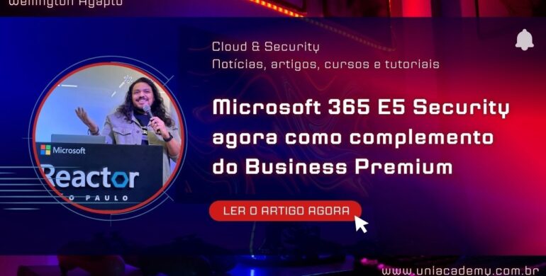 Microsoft 365 E5 Security agora como complemento do Business Premium Opa! Tudo certo? Wellington Agápto por aqui. Hoje eu trouxe para vocês o artigo “Microsoft 365 E5 Security agora como complemento do Business Premium”. Acesse o site da Uni Academy (https://uniacademy.com.br/) e conheça todos os meus cursos. Não esqueça de me seguir no Instagram, conhecer meu Site, se inscrever no meu Canal do Youtube, deixar o seu like e compartilhar esse artigo, para fortalecermos a nossa comunidade. Um grande abraço e boa leitura. Microsoft 365 E5 Security agora como complemento do Business Premium A Microsoft anunciou que o Microsoft 365 E5 Security está disponível como um complemento para o Microsoft 365 Business Premium. Essa novidade visa oferecer às pequenas e médias empresas (PMEs) uma proteção cibernética aprimorada diante do aumento das ameaças e das exigências regulatórias. O E5 Security adiciona novos recursos ao Business Premium, incluindo Microsoft Entra ID Plano 2, Microsoft Defender for Identity, Microsoft Defender for Endpoint Plano 2, Microsoft Defender for Office 365 Plano 2 e Microsoft Defender for Cloud Apps. Essas ferramentas fortalecem a identidade e o acesso, melhoram a detecção e resposta a ameaças e aumentam a segurança de e-mails e dispositivos. Entre os aprimoramentos, destaca-se o Microsoft Entra ID P2, que oferece acesso condicional baseado em risco e governança automatizada de identidades. O Microsoft Defender XDR melhora a visibilidade e resposta a ameaças, consolidando diferentes soluções de segurança. O Defender for Business, já incluso no Business Premium, agora conta com recursos avançados como proteção contra ataques sofisticados e segurança para dispositivos IoT. Além disso, o Defender for Office 365 P2 adiciona treinamento de simulação de ataques cibernéticos, ajudando a preparar funcionários contra phishing. Já o Defender for Cloud Apps garante maior controle sobre aplicativos SaaS, protegendo contra ataques e acessos não autorizados. O Microsoft 365 E5 Security está disponível para compra desde 6 de março e oferece uma economia de 57% em relação à compra separada de seus componentes. Empresas interessadas podem adquiri-lo diretamente pelo site da Microsoft ou por meio de parceiros. No entanto, vale destacar que o Defender for Business não suporta licenciamento misto com o Defender for Endpoint P2, exigindo a mesma licença para todos os usuários do locatário caso a experiência avançada seja necessária. Essa novidade representa um avanço significativo para PMEs que buscam maior segurança e eficiência na proteção de seus ambientes digitais. Fonte: Microsoft E aí! Curtiu esse artigo? Então não esquece de comentar, deixar o seu like, e compartilhar em suas redes sociais. Acesso Black! Todos os meus Cursos em um único lugar. Clique AQUI e se torne um aluno Black. Cursos de Especialização Especialista em Microsoft Defender para Office 365 DLP Para Administradores (Prevenção contra Perda de Dados no Microsoft Purview) Certificação em 4 Semanas Escolha umas das certificações a seguir e seja aprovado em até 4 semanas: Comunicação e Oratória para o mundo corporativo CompTia Security + AZ-305: Designing Microsoft Azure Infrastructure Solutions SC-100: Microsoft Cybersecurity Architect AWS Certified Cloud Practitioner AZ-900: Fundamentos do Microsoft Azure AZ-104: Administrador do Microsoft Azure AZ-500: Segurança no Azure MS-900: Fundamentos do Microsoft 365 MS-102: Administrador do Microsoft 365 MD-102: Microsoft 365 Endpoint Administrator MS-700: Administrador do Microsoft Teams SC-900: Segurança no Microsoft 365 SC-300: Administrador de Acesso e Identidade da Microsoft Clique AQUI e garanta a sua Vaga!