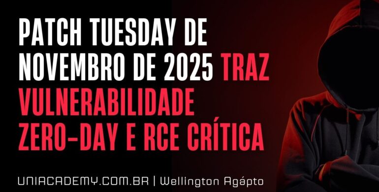 Patch tuesday de novembro de 2025 traz vulnerabilidade zero-day e RCE crítica