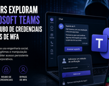 Hackers exploram Microsoft Teams para roubo de credenciais e bypass de MFA em nova campanha sofisticada