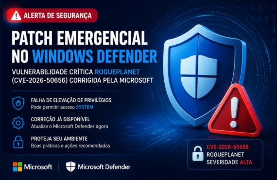 Microsoft corrige vulnerabilidade “RoguePlanet” no Defender