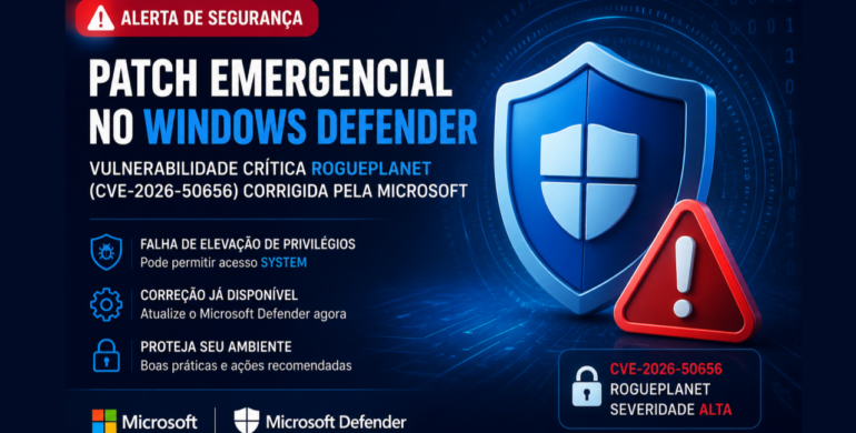 Microsoft corrige vulnerabilidade "RoguePlanet" no Defender